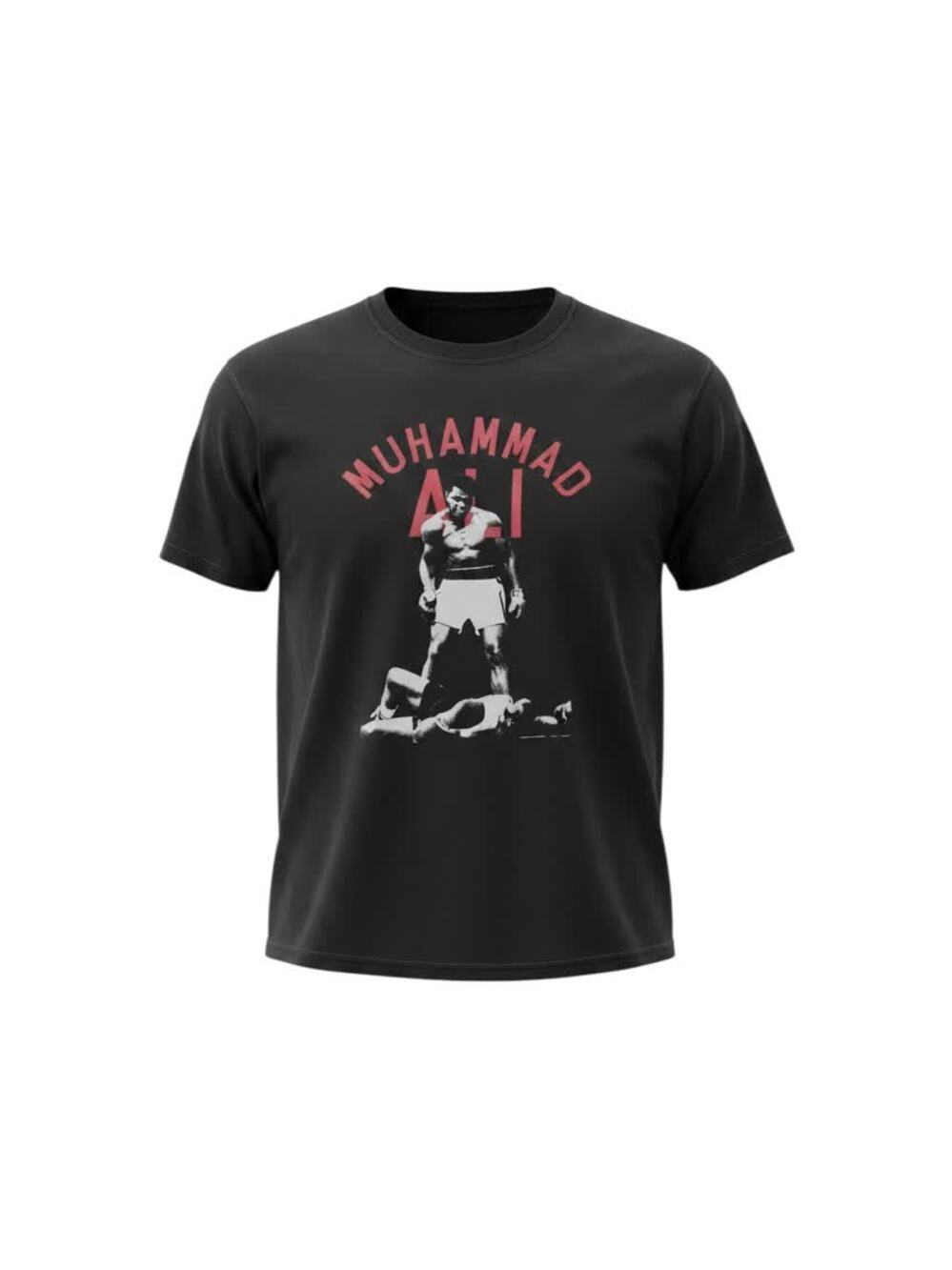 Muhammad Ali Mens 2XL Black Graphic Boxing Tee